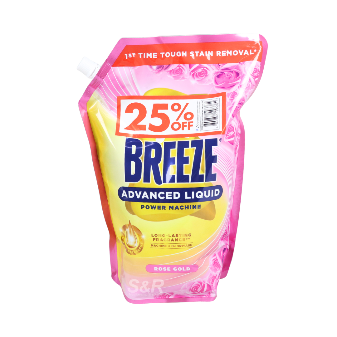 Breeze Liquid Detergent Power Machine Rose Gold 2.35kg